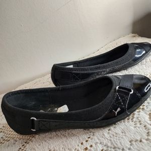 Puma Brand Size 6 (US Womens) Black Ballerina Flats